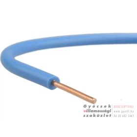  MCU tömör rézvezeték H07V-U 1x1,5 kék