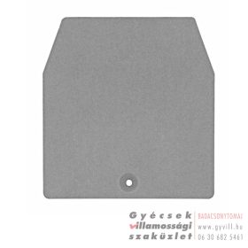   Schrack CBC2,5-10 Sínre pattintható sorkapocs véglap szürke