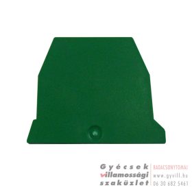 Schrack Véglap TEO4 földelő sorkapocshoz zöld/sárga