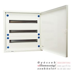 Schrack Süllyesztett Modul 160 3x24 szekrény teli ajtóval