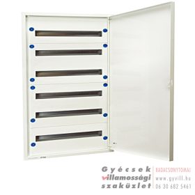 Schrack Süllyesztett Modul 160 5x33 szekrény teli ajtóval