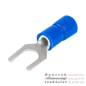 Szigetelt Villás saru 2,5mm² (d1=2,3 d2=4,3mm) KV4