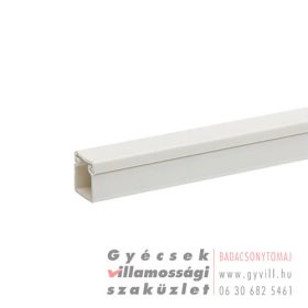 Kopos 60x40 műanyag csatorna tetővel fehér 2m/szál