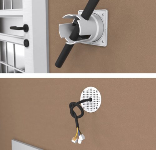 Kopos MDFZ80/VDZ KB Szerelőlemez készlet hőszigetelésbe utólag rögzíthető