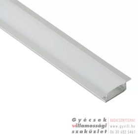 Nova Surface Süllyeszthető  LED Profil eloxált 17x7mm