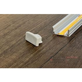 Pannon Led Nova Végzáró profilhoz zárt szürke