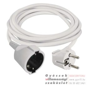 Emos Hosszabbító 2 m / 1 aljzat / fehér / PVC / 1 mm2