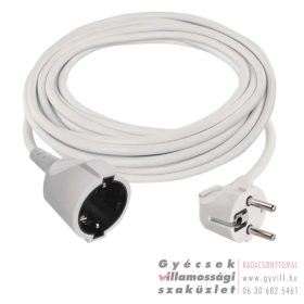Emos Hosszabbító 7 m / 1 aljzat / fehér / PVC / 1,5 mm2