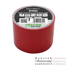 Tracon Szigetelőszalag 50mm piros