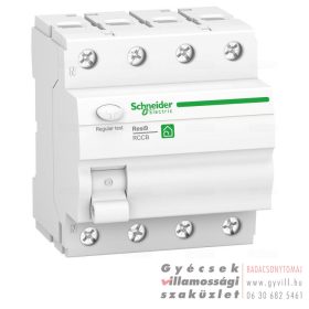 Schneider Resi9 Fi-relé 4P 63A 30mA 6kA A osztály