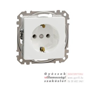 Schneider Sedna 2P+F csatlakozóaljzat fehér