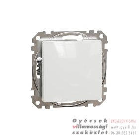 Schneider Sedna Egypólusú nyomó kapcsoló (101N) fehér