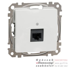 Schneider Sedna 1xRJ45 Cat5e UTP aljzat fehér