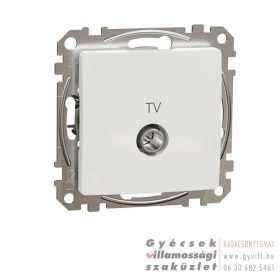 Schneider Sedna TV aljzat végzáró 4 dB fehér