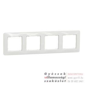 Schneider Sedna DESIGN K4 Négyes keret univerzális fehér