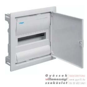   Hager Süllyesztett kiselosztó 12 modul (1x12) teli fém ajtóval