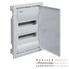   Hager Süllyesztett kiselosztó 24 modul (2x12) teli fém ajtóval