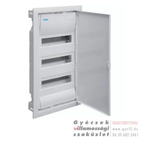   Hager Süllyesztett kiselosztó 36 modul (3x12) teli fém ajtóval