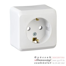 Schneider Prima Falon kívüli 2P+F Csatlakozóaljzat fehér