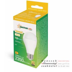 Spectrum A65 / E27 / 20 W / 2350 lm / Természetes fehér
