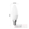 Emos Classic gyertya / E14 / 6,5 W (60 W) / 806 lm / Meleg fehér