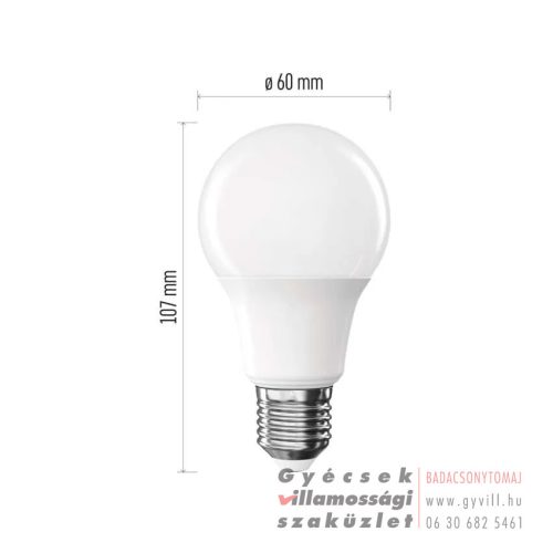 Emos Classic A60 / E27 / 7 W (60 W) / 806 lm / meleg fehér