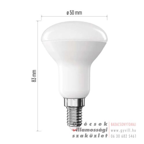 Emos Classic R50 / E14 / 4,2 W (40 W) / 470 lm / Meleg fehér