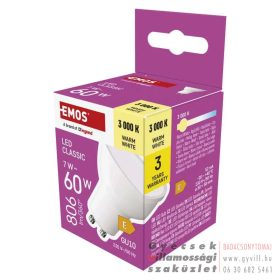   Emos Classic MR16 / GU10 / 7 W (60 W) / 806 lm / meleg fehér
