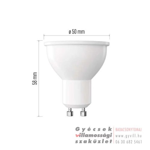 Emos Classic MR16 / GU10 / 7 W (60 W) / 800 lm / meleg fehér / dimmelhető