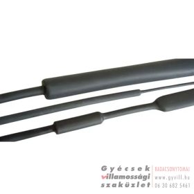 Zsugorcső vékonyfalú 1,6/08mm 1m fekete